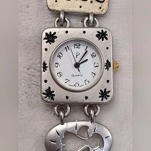 Puritan Women's Inspirational Silver Tone Tone Watch